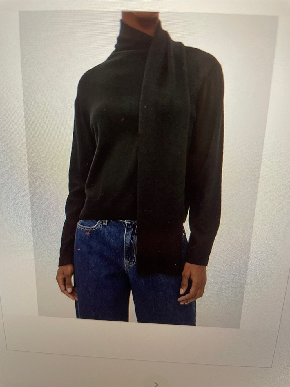 Rails Cortina scarf neck cashmere blend sweater sz xs
